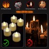 Velas LED Sin llama, 24PCS Velas de Té Led Velas