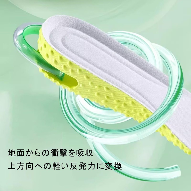 インソール インソール 疲れない インソール サポート 超軽量 通気 サイズ調整可能 男女兼用 (XL-26.5CM)