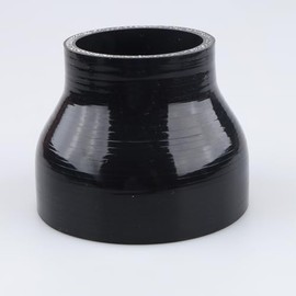 AC PERFORMANCE AC PERFORMANCE ID 3.5" to 2.25" (89mm to 57mm) Silicone Hose Straight Reducer 4-Ply Reinforced Black, 3" Length