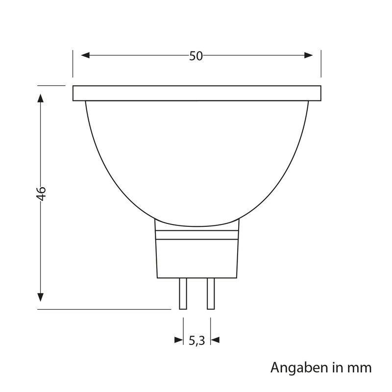 ledscom. de GU5.3 LED MR16 5 W = 33 W