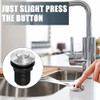 2026 Upgraded Sink Top Push Button with Air Hose Replacement,