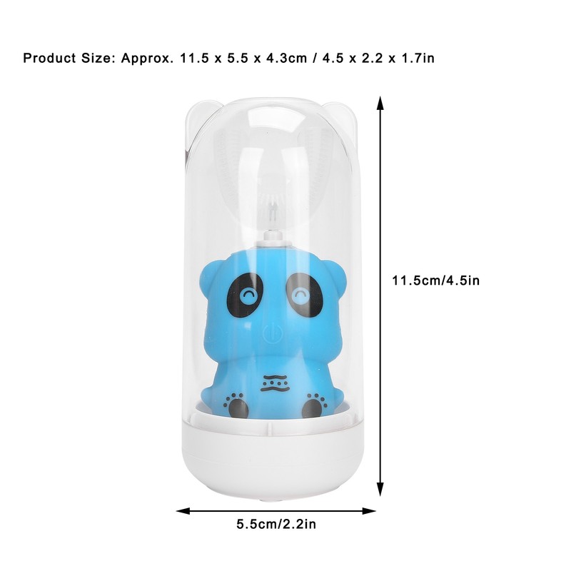 Children U shaped Sonic Toothbrush Waterproof Portable Cartoon Cute Electric