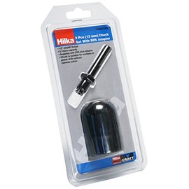 Hilka 38361302 13 mm Chuck Set with SDS Plus Adaptor, Set of 2 Pieces