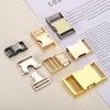 sourcing map 2 Pcs Metal Quick Side Release Buckle, 20mm/0.8"