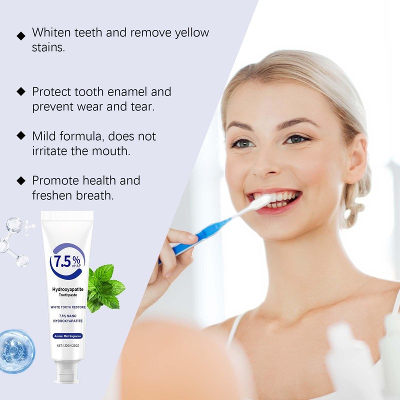 Toothpaste Cares Teeth Whitening, Whitening Toothpaste, Gentle Teeth Cleaning and