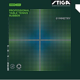 Stiga (sutexiga) Table Tennis Rubber Symmetry Tension System Chart Soft 1709180118 Black Midweight