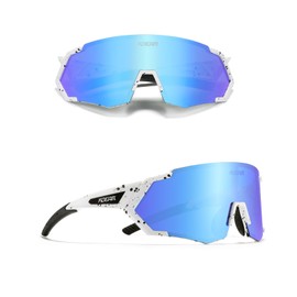 ALSUZYIOT Polarized Sunglasses Women Men, UV400 Protection Cycling Glasses Sports Sunglasses for MTB, Baseball, Running