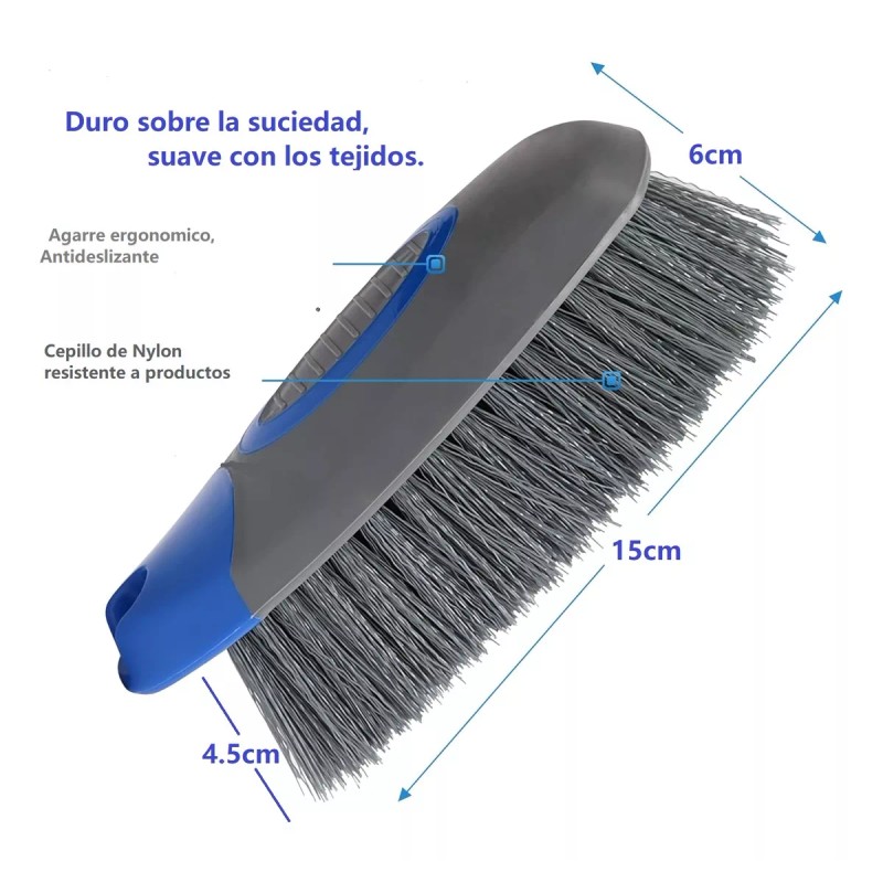 Auto Drive Cepillo Para Limpiar Alfombra Tapicería Auto Coche Muebles