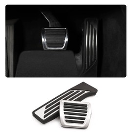 TOYCIDFG Pedals Cover Set Non-Slip Accelerator and Brake Pedals Cover Compatible with Alfa Romeo Giulia Stelvio 2017-2021 and Maserati Grecale, Car Interior Replacement Accessories