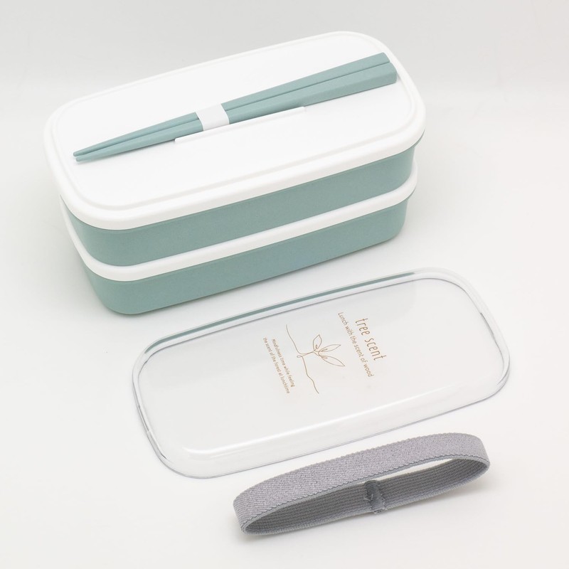 OSK PW-14S HKP No.3 Lunch Box, 2-Tier, Antibacterial, 11.2 fl