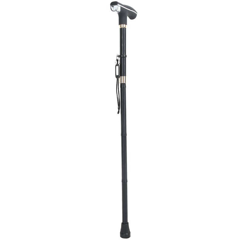 15 Gears Adjustment Elderly Folding Waking Cane Hand Walking Standing