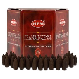 Frankincense Backflow Incense Cones for Inscent Waterfall Aromatic Insent Smoke Fountain Haze Falls