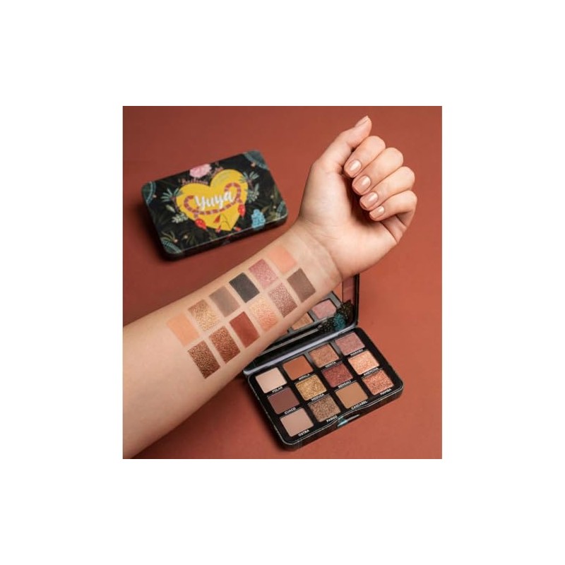 Republic Cosmetics Yuya Set de 12 tonos de sombras para