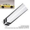 2pcs Car Side Door Sticker Waterproof Universal Sports Racing Style