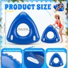 Relaxgiant 1 Pcs 44" Large Triangular Inflatable Pool Float Tube