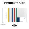 15 Pieces A4 Slide Binders, Paper Binder Spine Bars, Durable