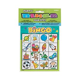 Party Paper Bingo Game Set For 8 Players - 10" (Set Of 8), Entertaining & Fun Group Activity For Family & Friends