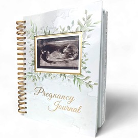 Pregnancy Journal Memory Book - Hardcover Pregnancy Book, First Time Moms, Baby Memory Book, Mom Book Diary, Ultrasound Baby Book Memory