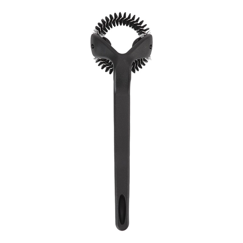 Grouphead Cleaning Brush Detachable Plastic Handle Nylon Bristle Round Coffee