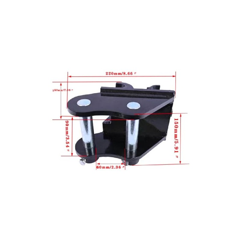 Fafeicy Mechanical Quick Release Coupling for Mini Excavator Attachments -
