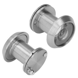 Door Glasses, Wide Angle Security Door Scope, Door Viewer, Door Thickness 15-25mm, Hole Diameter 14-20mm, Replacement, General Use, Copper, Peephole, Home Security, Cover Included