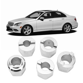5 Piece Strut Nut Socket Set Replacement for C-Class W203 W209 CLK Front Suspension Strut Nut Socket Tool Set Includes 5 Sockets in Different Sizes for