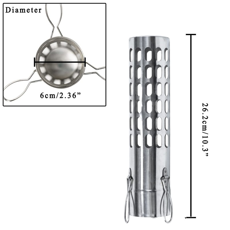 SoloWilder 2.36inch/6cm Stainless Chimney Spark Arrestor Fire Arrestor Chimney Rainproof