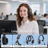 BRAMMAR Trucker Bluetooth Headset with AI Noise Cancellation Microphone, Trucker