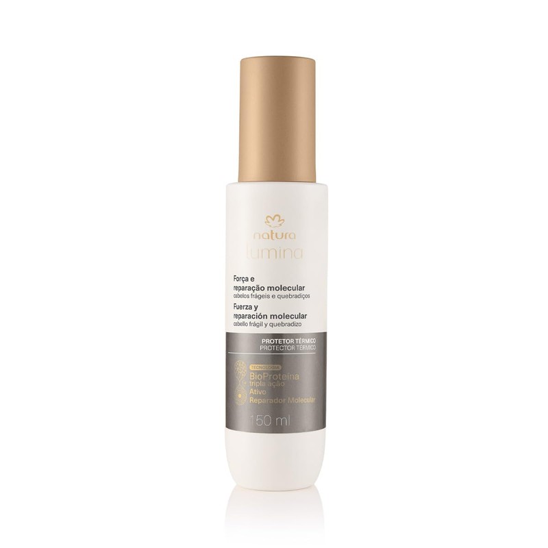 Natura Lumina Protector Térmico, Fuerza y Reparación Molecular, para Cabello