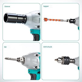 Gokoti 18V Electric Brushless Impact Wrench Shaft Accessories Dual Use Cordless Wrench Part Power Drill Tool Accessory