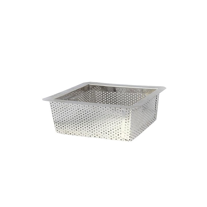 TrueCraftware- 8-1/2" x 8-1/2" x 3” Stainless Steel Floor Sink