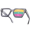 VISOONE Progressive Multifocal Anti-Fog Reading Glasses with Anti-Blue Light and