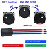 Rotary Switch 16MM Selector Switch 3 Position Select Switch Knob