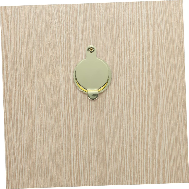 VILLFUL 5sets Peep Hole Cover Plate Door Peephole Cover Decorative