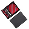 Mens Tie Classic Striped Polyester Yarn Easy Match Guarantees Durability