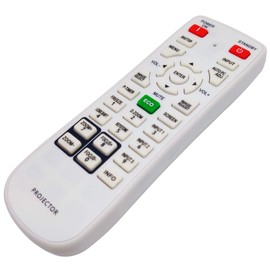 Leankle N2QAYA000039 Remote Control for Panasonic PT-EW530U, PT-EW630U, PT-EX500U, PT-EX600U, PT-EZ570U Projectors