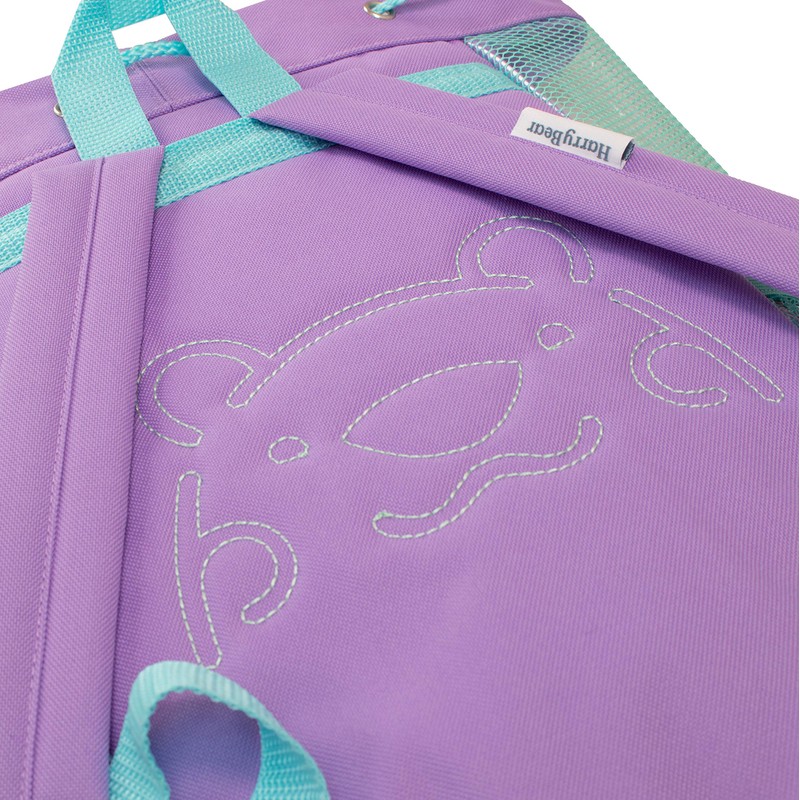 Harry Bear Kids Swim Bag Mermaid Purple