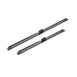 Bosch Wiper Blade Aerotwin A204S, Length: 600mm/475mm – Set of Front Wiper Blades - Only for Left-Hand Drive (EU)