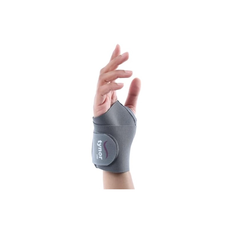 Muñequera Elástica Para Pulgar- Ambidiestra-Negro- Modelo E06 (UNITALLA, ORTOPEDICO)