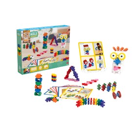PLUS PLUS Big - Learn to Build Big, Activity Set, 130 Pieces - Construction Building Stem/Steam Toy, Interlocking Large Puzzle Blocks for Toddlers and Preschool