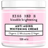 Crema blanca. Crema antienvejecimiento para aclarar la piel - corrector