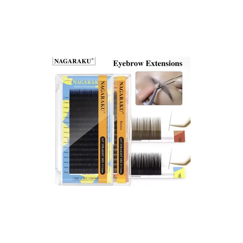 Blister Extensión De Cejas Nagaraku