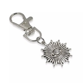 Hackberry Creek Evil Eye Key Fob Bag Charm, Protection Amulet Clip-On Accessory, Good Luck Gift