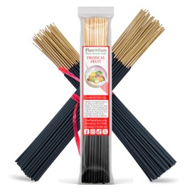 Tropical Fruit Exotic Incense Sticks 11 Inch - Bulk 1 Bundle 45 to 50 Sticks - Natural 11" Long Lasting Aroma That Burns for 45 to 60 Minutes.