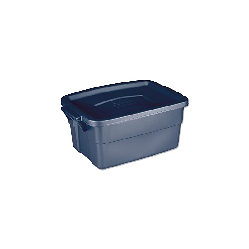 Roughneck Storage Box, 10 5-8w X 15.687d X 7h, Dark