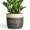 9.8 Inch Planter, Ceramic Planter, Round Pot for Plants, Light