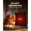 PETNF Chicken Coop Heater 140 Watts Radiant Heat Chicken Heater