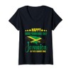 Womens Happy Independence Day Jamaica 1962 Proud Jamaican V-Neck T-Shirt