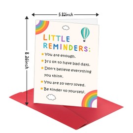 Back to School Supplies Stuff - Back to School Gifts for Girls Boys, First Day of School Card, Encouragement Cards, First Day of Kindergarten College Dorm Essentials for Girls Little Reminders Cards