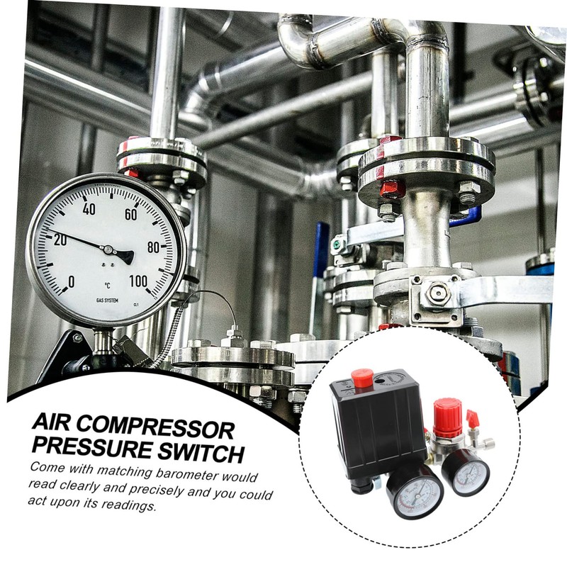 Tofficu 1 Set Air Compressor Control Valves Air Compressor Four-hole